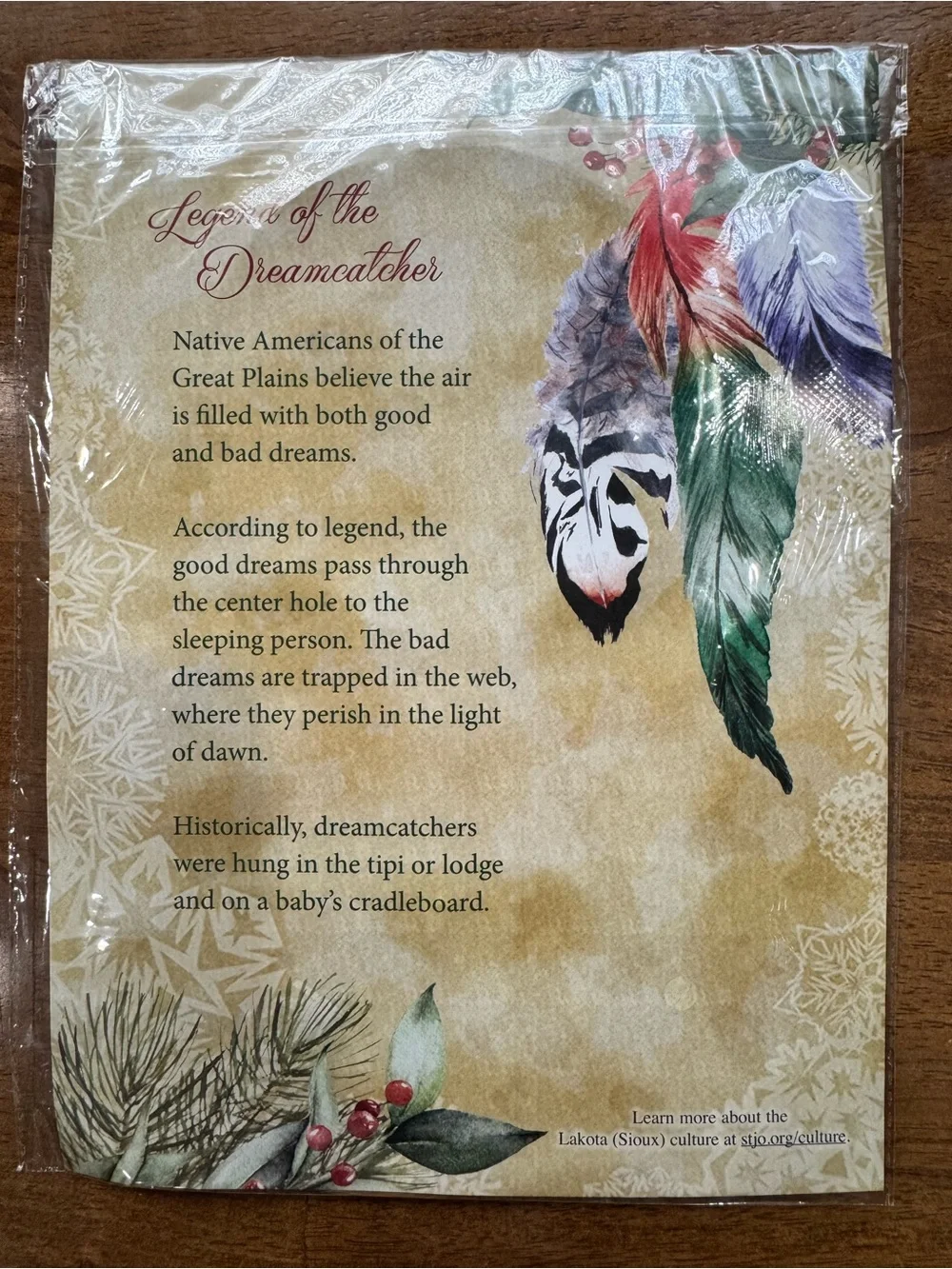 3 Genuine Dreamcatchers Lakota handcrafted by St Joseph’s Indian School
